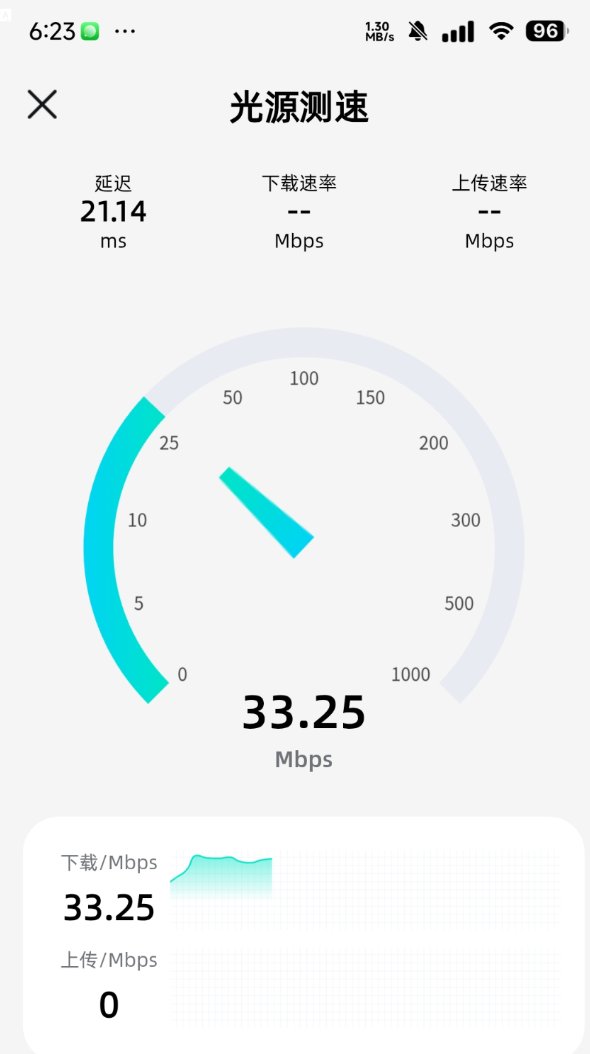 光源测速”是一款网络测速等功能的综合测速软件