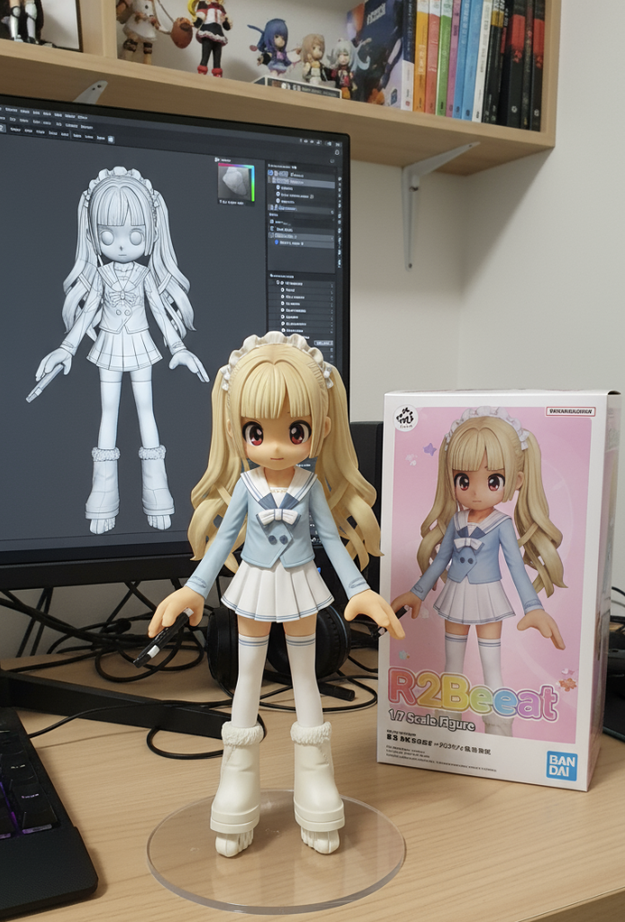 点击查看原图 【最近很火的】AI图片生手办代码+方法