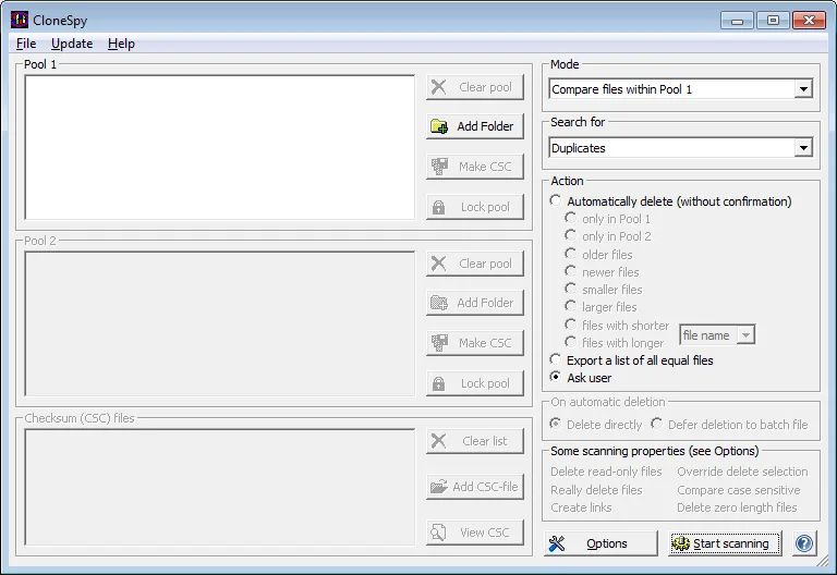 CloneSpy(免费重复文件查找与清理工具)