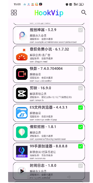 HookVip强大的插件  解锁各种软件的VIP模块