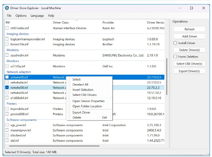 Driver Store Explorer(Windows驱动管理工具)