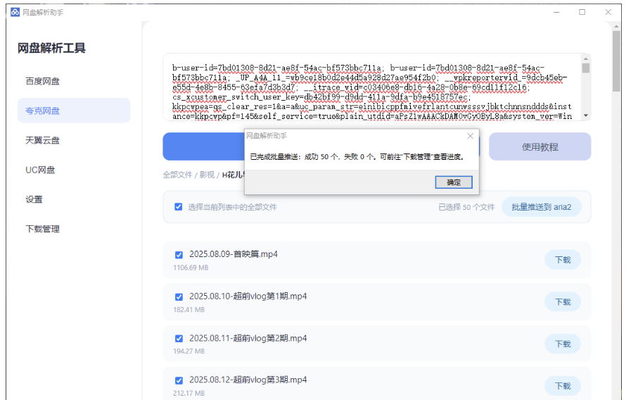 百度网盘,夸克网盘,天翼网盘PC解析工具