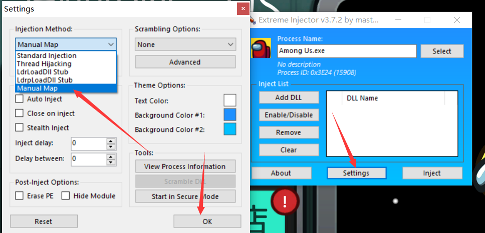 Among Us 太空狼人杀·Phantom内部多功能辅助1.1