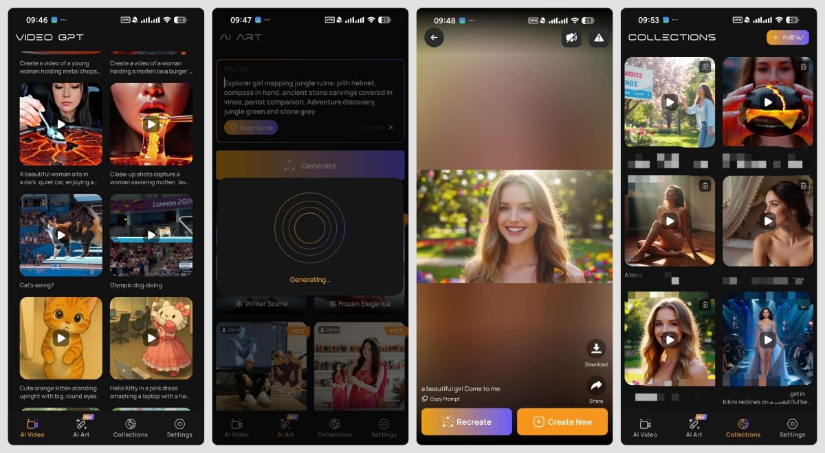 自媒体人福利！AI Video Generator AI视频生成v1.7.5无限版｜短视频创作神器