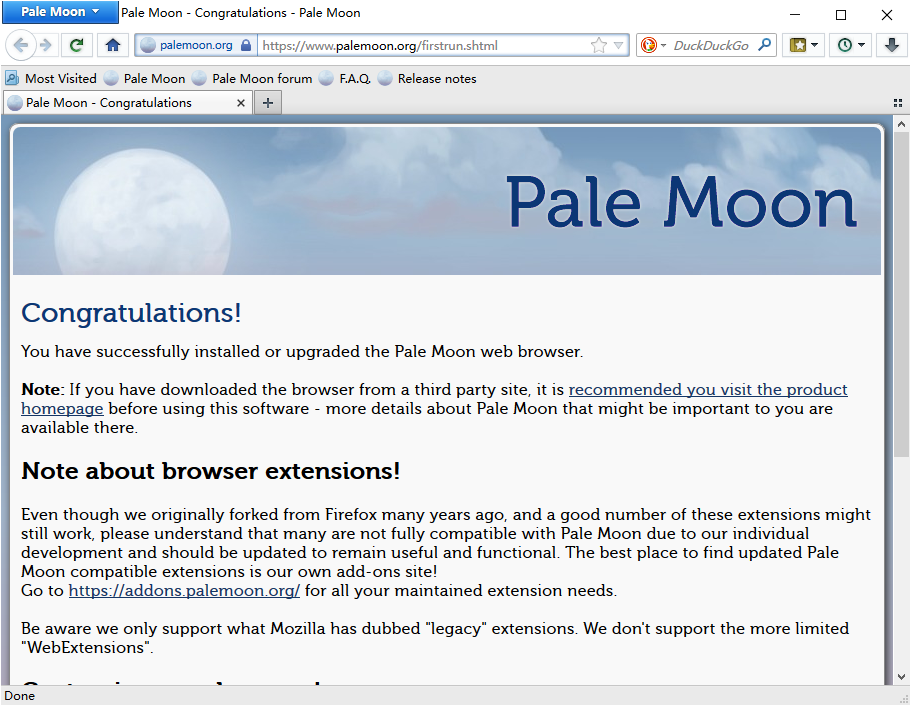 Pale Moon(定制优化火狐浏览器) v34.0.1 官方便携版