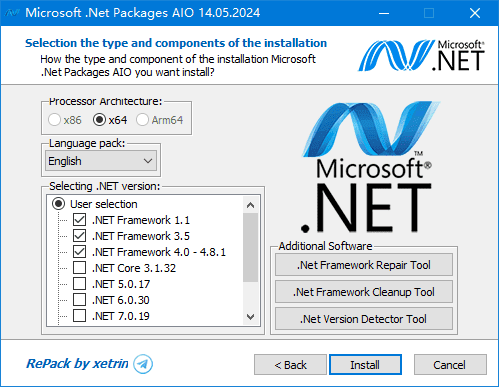 Microsoft .Net Packages AIO(.NET合集包) v10.02.2026