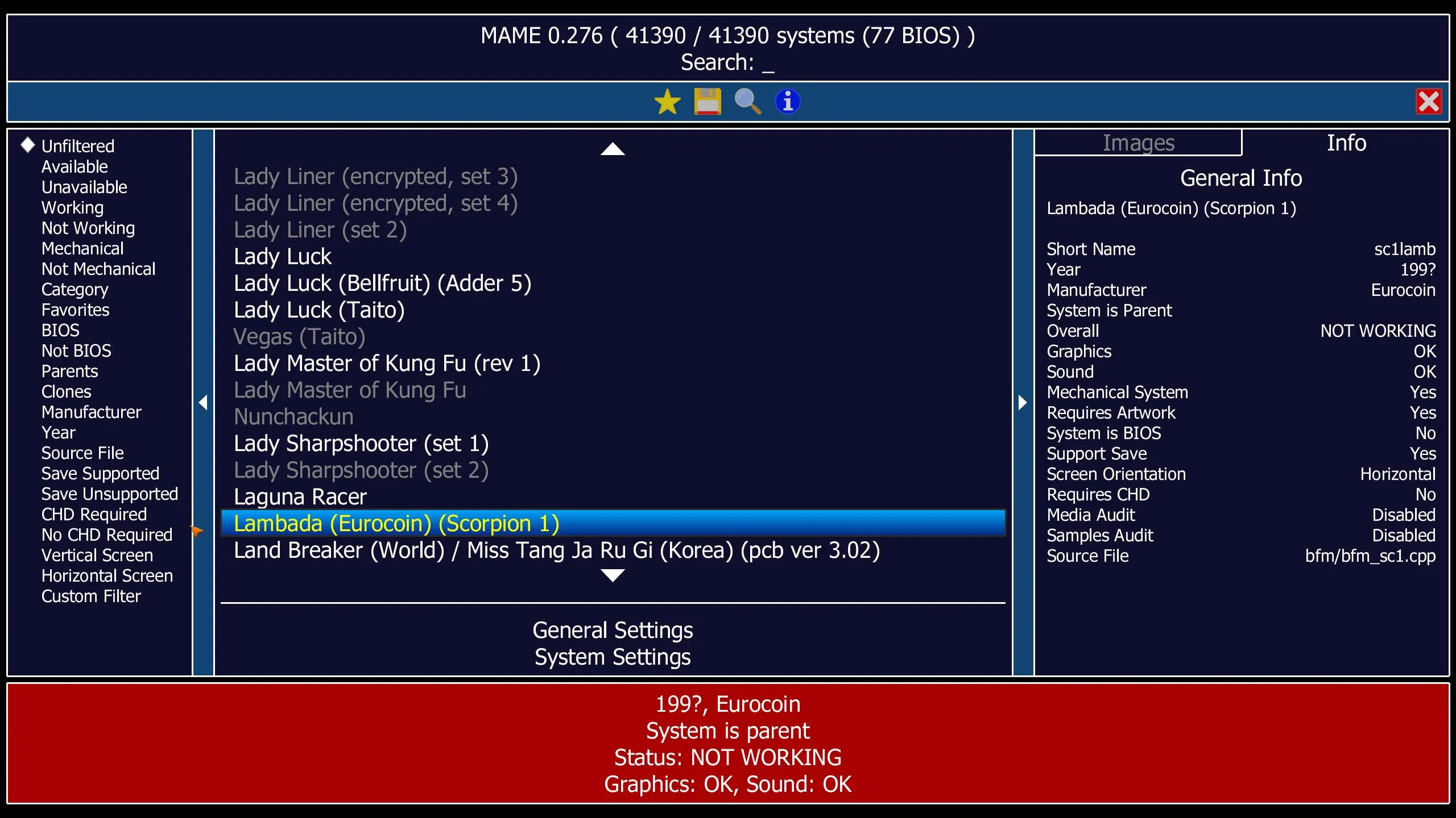 MAME(街机游戏模拟器) v0.287 中文绿色版