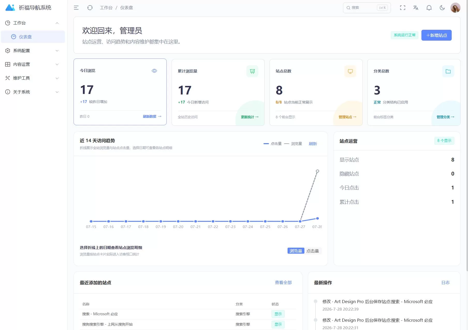 祈福导航系统源码V1.8 修复Bug版本 祈福导航系统源码V1.8 修复Bug版本