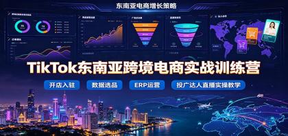 TikTok东南亚跨境电商实战训练营:开店入驻数据选品ERP运营,投广达人直播实操教学-颜夕资源网-第19张图片 TikTok东南亚跨境电商实战训练营:开店入驻数据选品ERP运营,投广达人直播实操教学