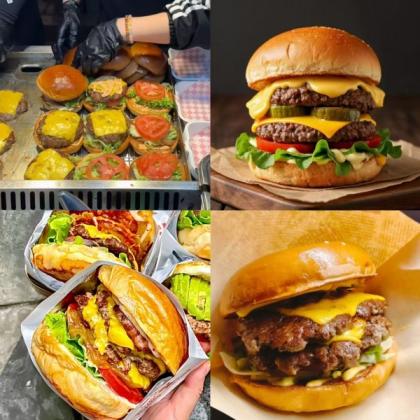 15款街头美式汉堡配方教程制作技术夜市摆摊小吃创业视频商业课程