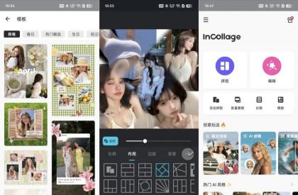 InCollage拼图制作AI滤镜AI消除解锁会员版
