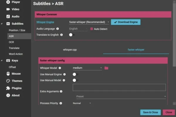AI字幕生成播放器 LLPlayer 0.2.2-颜夕资源网-第16张图片 AI字幕生成播放器 LLPlayer 0.2.2