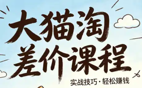 大猫淘差价课程(更新8月)