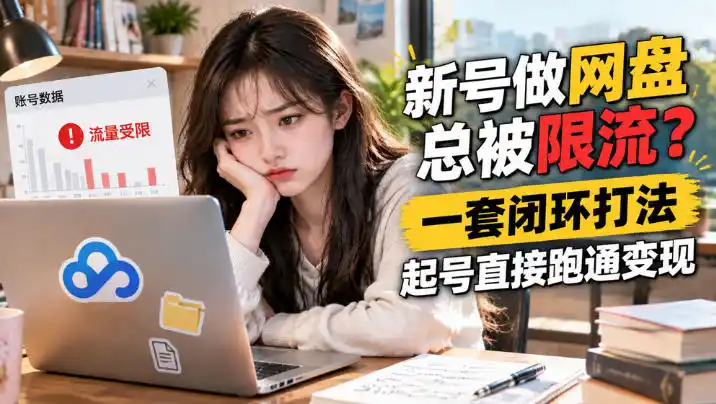 网盘拉新SOP:小白新号过限流
