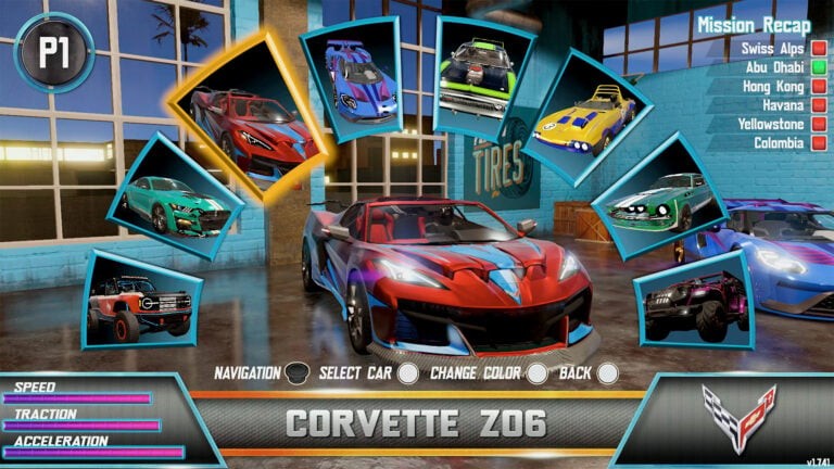 《速度与激情 街机版 Fast & Furious Arcade》switch美版中文+1.908补丁
