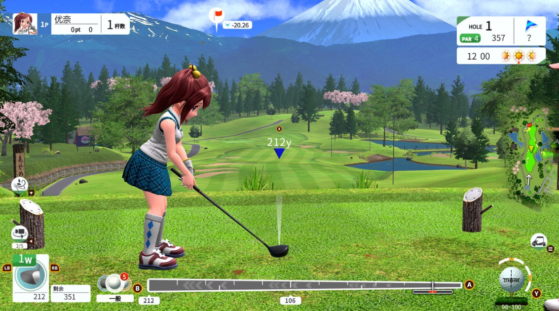 《全民高尔夫 环球之旅 EVERYBODY’S GOLF》Switch港版中文XCZ下载 – 含1.1.3补丁+2DLC