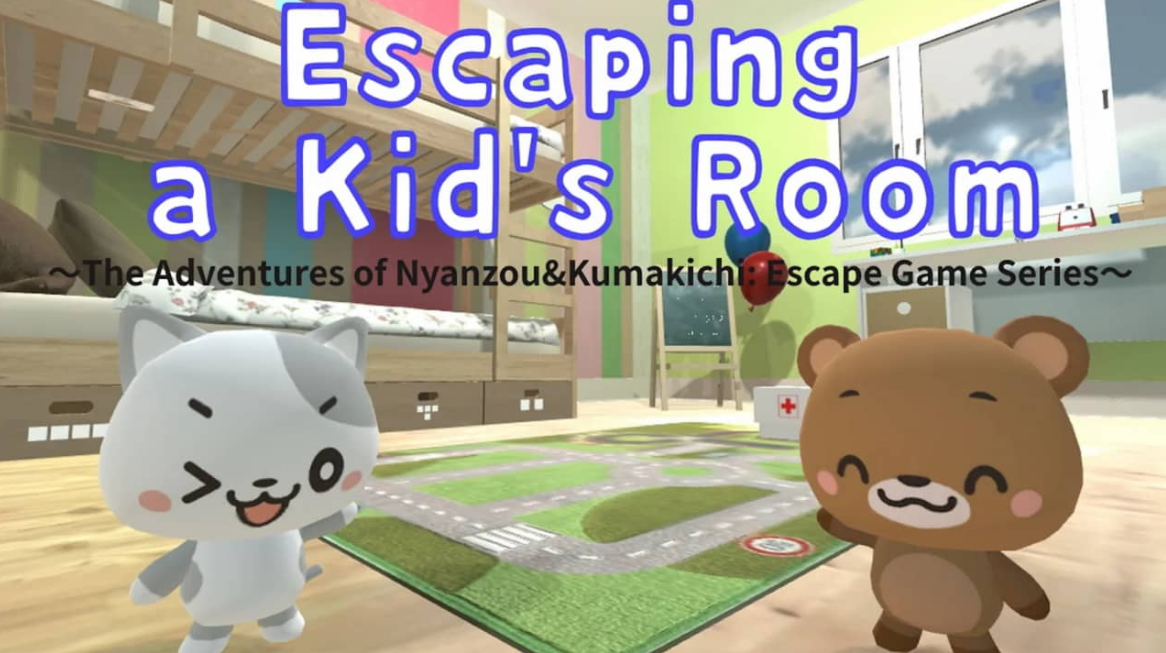 《逃离婴儿房 Escaping a Kid’s Room～The Adventures of Nyanzou&amp;Kumakichi: Escape Game Series～》Switch英日文版NSZ下载