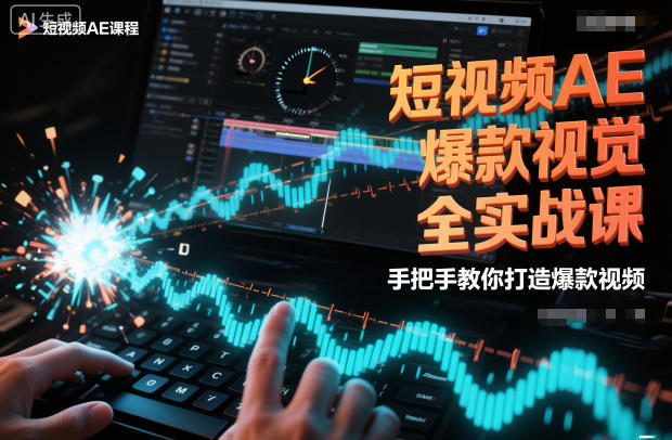 短视频AE爆款视觉全实战课，手把手教你打造爆款视频