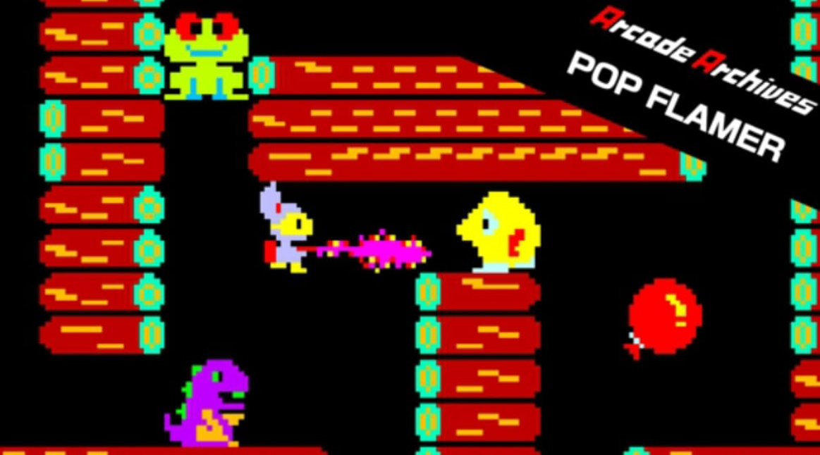 《街机:POP火焰 Arcade Archives POP FLAMER》Switch英文版NSP下载