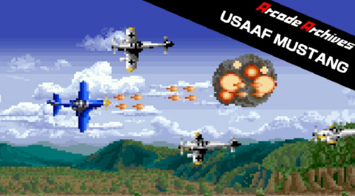 《街机:野马战机 Arcade Archives USAAF MUSTANG》Switch英文版NSP下载