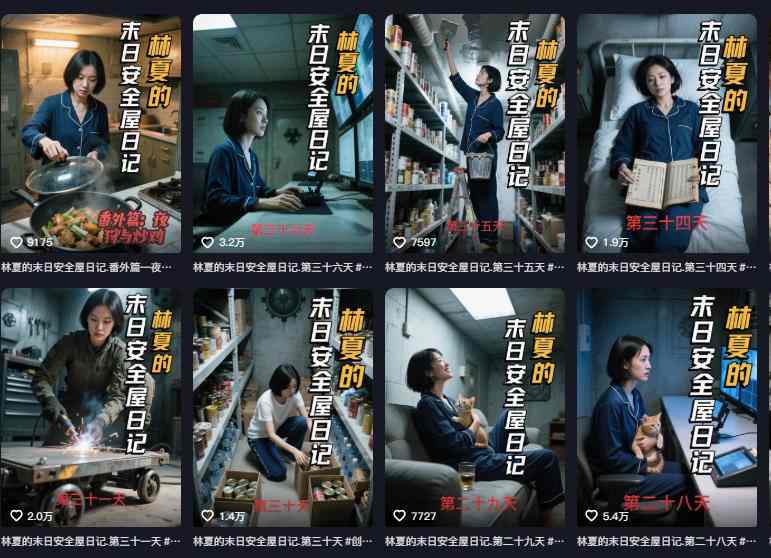 十个作品涨粉近20W！用AI制作末日安全日记连载，日入4位数，评论区爆肝求更新(附详细步骤)