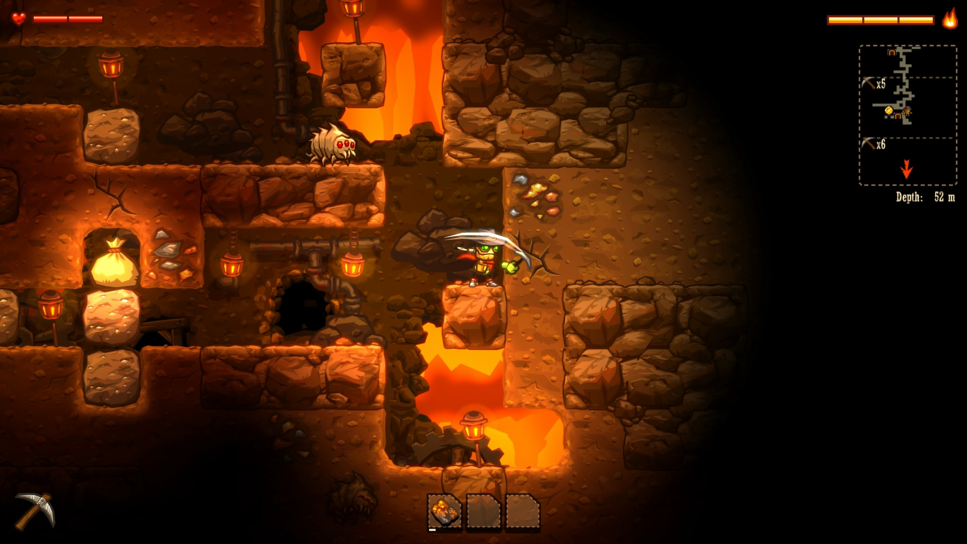 《蒸汽世界：挖掘 SteamWorld Dig》Switch英文版NSP下载 – 含1.12.0补丁