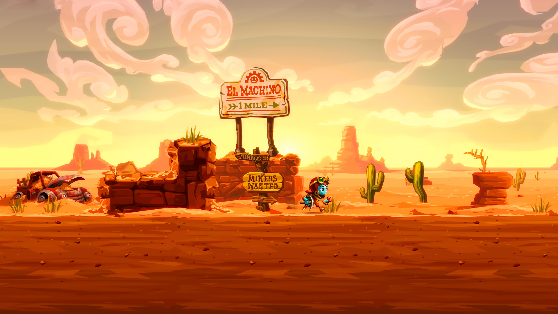 《蒸汽世界 挖掘2 SteamWorld Dig2》Switch中文版NSP下载 – 含4.1.1补丁