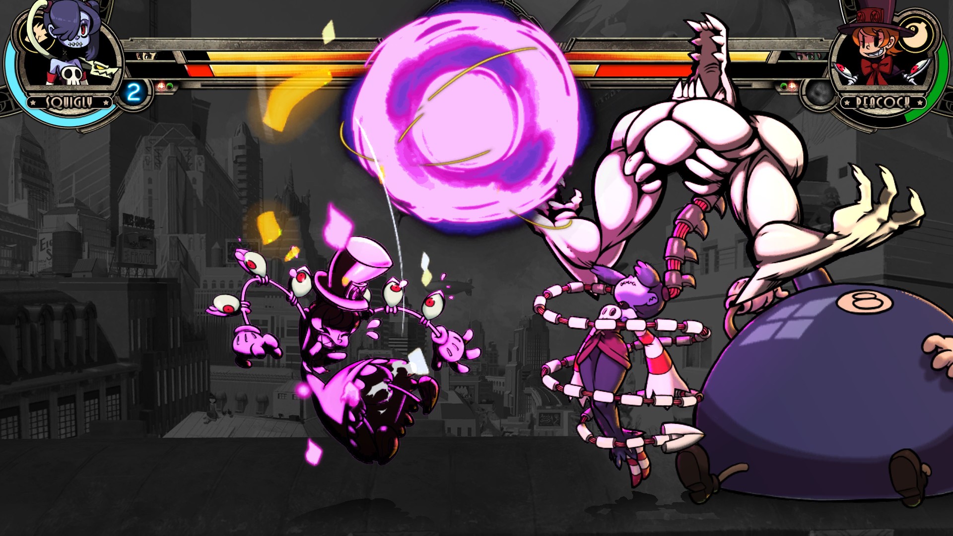 《骷髅女孩：二度返场 Skullgirls: 2nd Encore》Switch美版英文NSP下载 – 含1.0.11补丁+5DLC