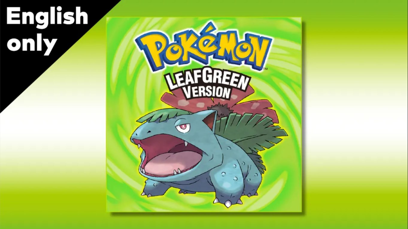 【美版】宝可梦叶绿 .Pokemon LeafGreen 中文汉化