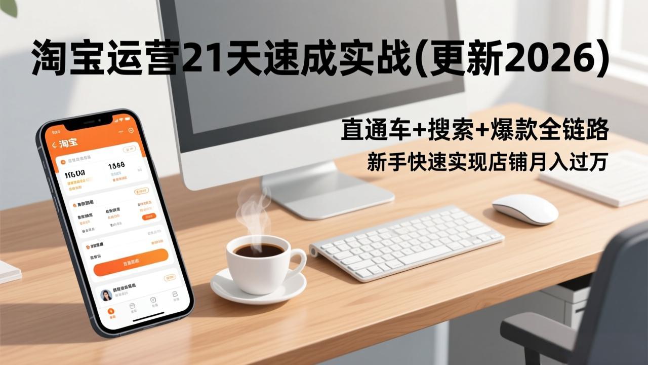 淘宝运营21天速成实战(更新3月