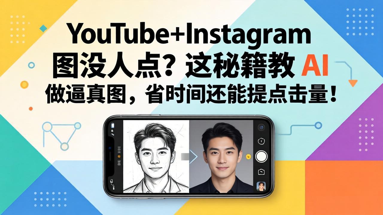 YouTube+Instagram图没人点?这秘籍教 AI 做逼真图,省时间还能提点击量