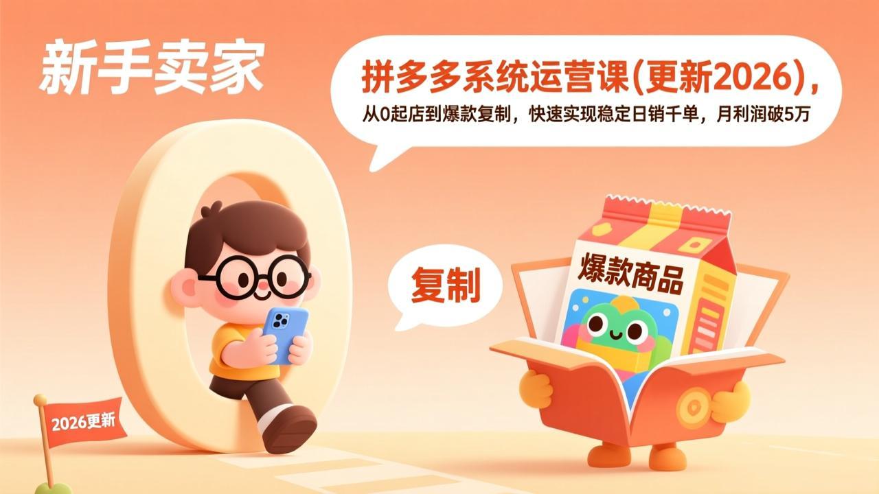 拼多多系统运营课(更新4月