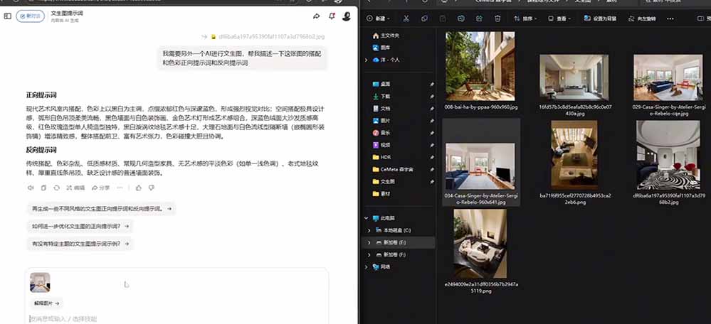AI效果图类全面教学：文生图+图生图+FLUX，快速生成家具摄影棚级产品图