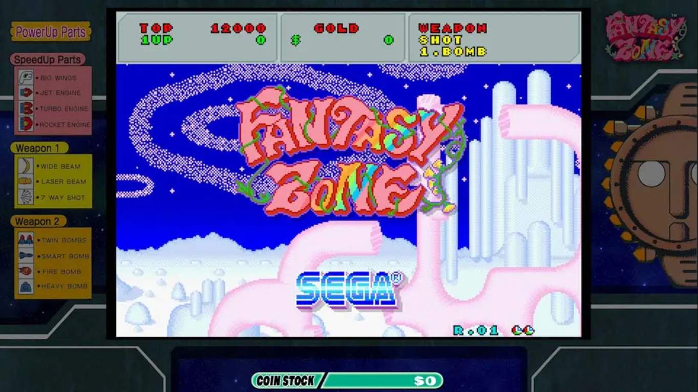 【美版】世嘉时代：梦幻地带 .SEGA AGES FANTASY ZONE 英语