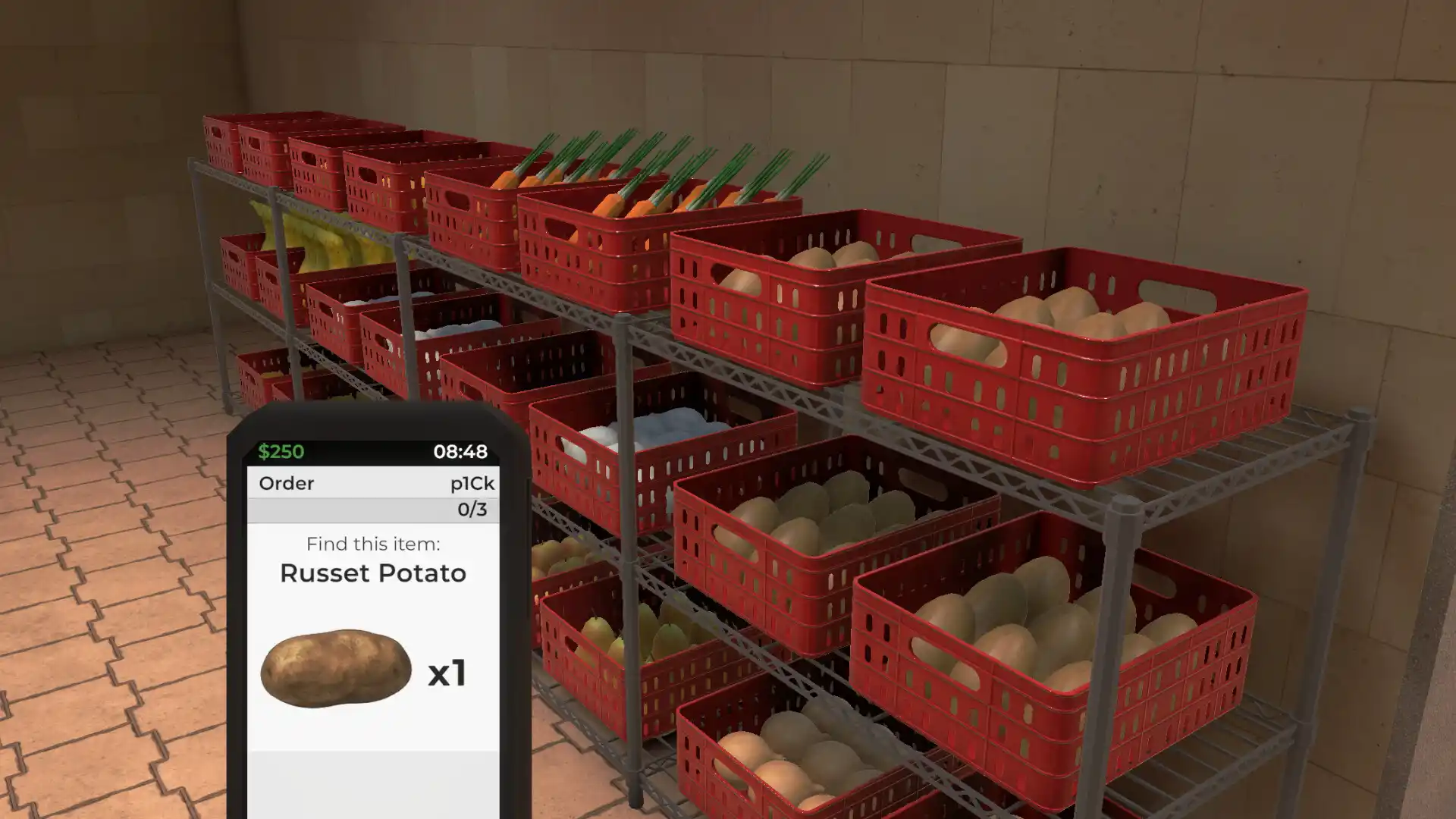 拣货员模拟器/Order Picker Simulator