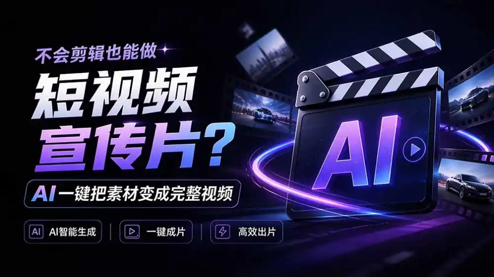 我跪下来了!不会剪辑也能做短视频宣传片? AI 一键把素材变成完整视频,真是神奇,OpenFilm 超省事