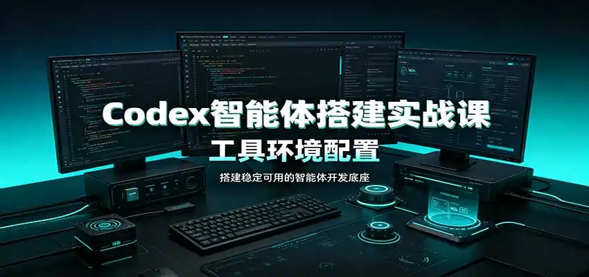Codex智能体搭建实战课:工具环境配置,自定义技能开发,多业务自动化教学