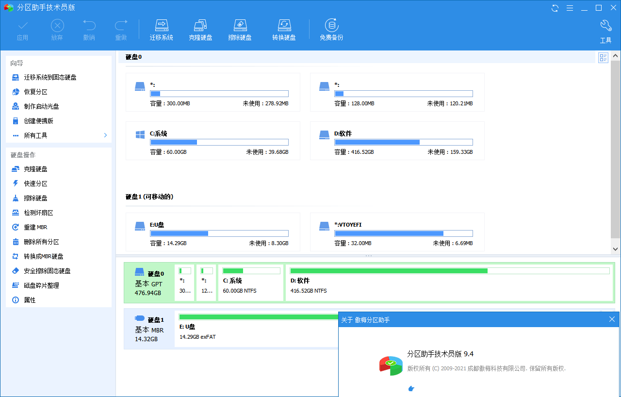 分区助手技术员v10.12.2特别版