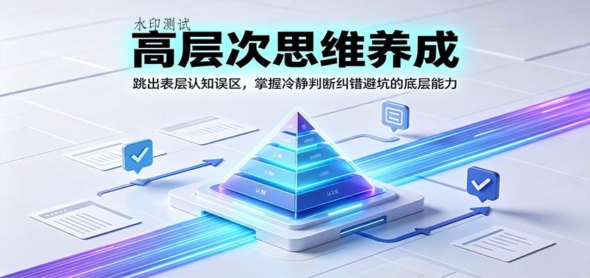 高层次思维养成：跳出表层认知误区，掌握冷静判断纠错避坑的底层能力