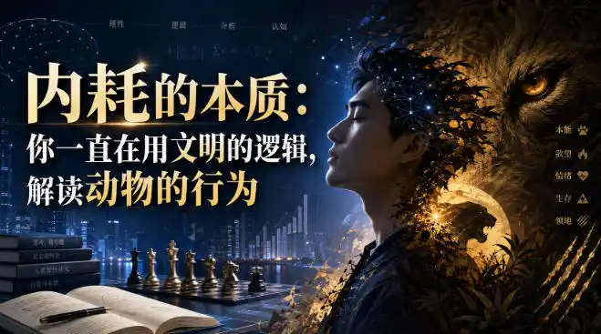 付费文章:内耗的本质:你一直在用文明的逻辑,解读动物的行为