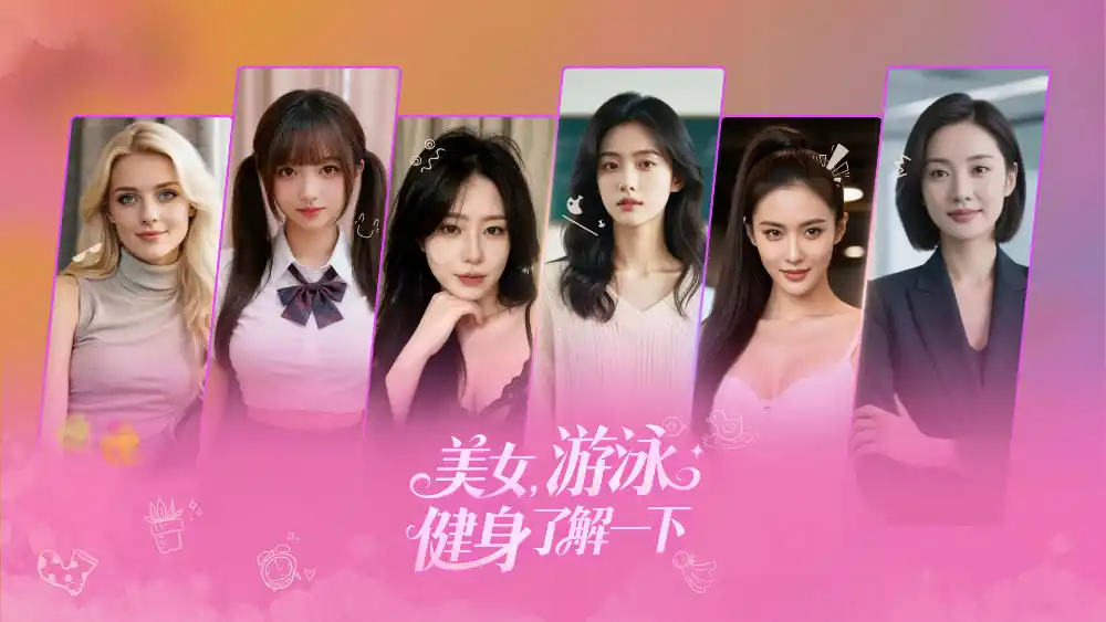 美女，游泳健身了解一下