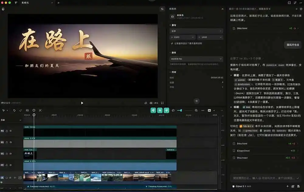 我跪下来了!不会剪辑也能做短视频宣传片? AI 一键把素材变成完整视频,真是神奇,OpenFilm 超省事