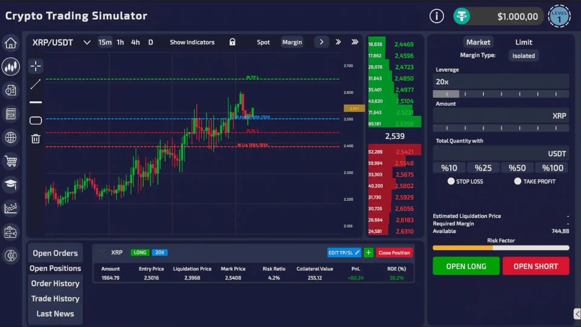 加密货币交易模拟器/Crypto Trading Simulator