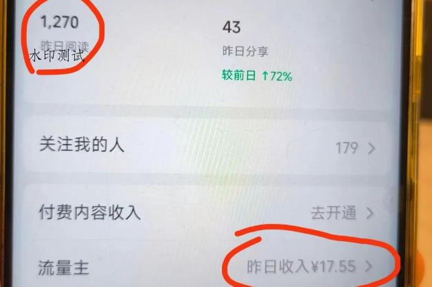 高产值公众号流量主项目陪跑营,发文章-起播放量-收益直接产生,一篇爆文收益1k+