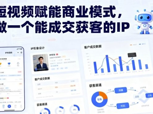 短视频赋能商业模式,做一个能成交获客的IP(更新)