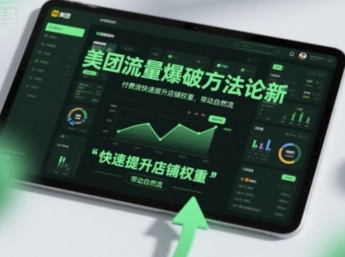 美团流量爆破方法论,付费流快速提升店铺权重,带动自然流