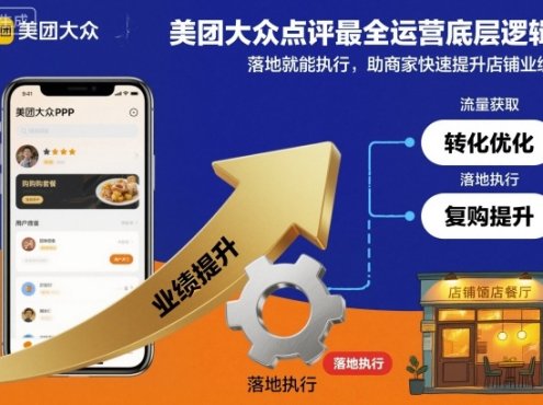美团大众点评最全运营底层逻辑，落地就能执行，助商家快速提升店铺业绩