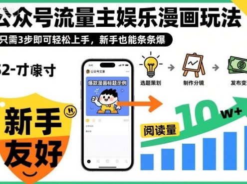 ‍‬⁢‍⁡‍‍⁡​⁣⁤‍‬⁡⁣⁢​⁣‍⁣‌‌⁢​⁡⁡‌​⁢⁣⁢​⁢‌​⁣‬​⁣‬‬⁣⁢​⁢⁣公众号流量主娱乐漫画玩法，只需3步即可轻松上手，新手也能条条爆