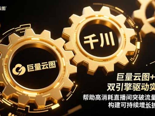 巨量云图+千川双引擎驱动实战:帮助高消耗直播间突破流量瓶颈,构建可…