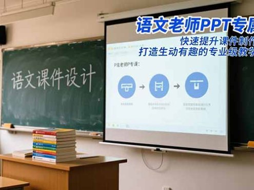 语文老师PPT专属课:快速提升课件制作水平,打造生动有趣的专业级教学PPT